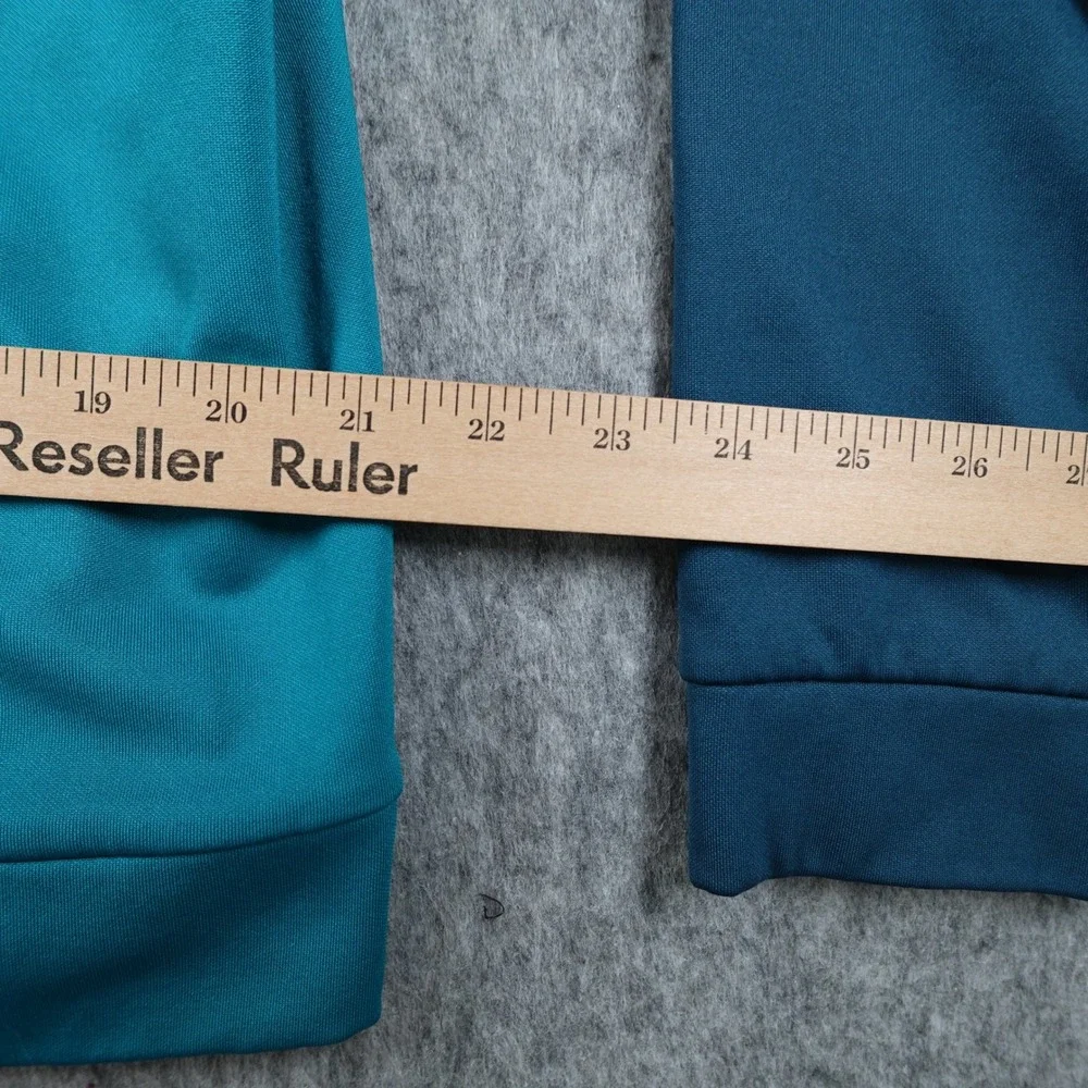 Nike Hoodie Mens Extra Large Teal Blue Colorblock Therma Fit Dri Fit Training